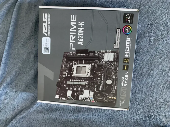 Placa Mãe ASUS A620M-K (AM5 / DDR5) - NOVA / NUNCA USADA