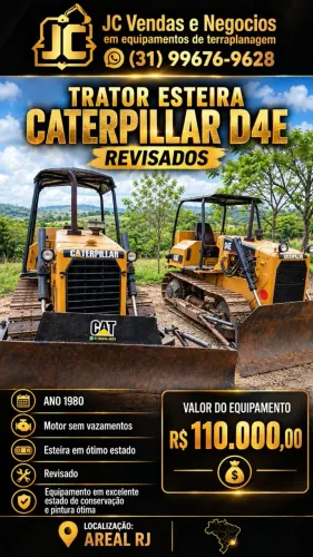 Trator Esteira Caterpillar D4E