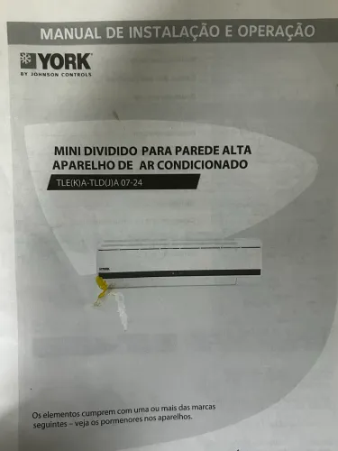 Ar condicionado split York - 9000btus