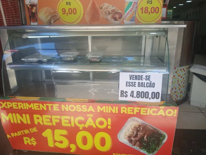Balcão estufa
