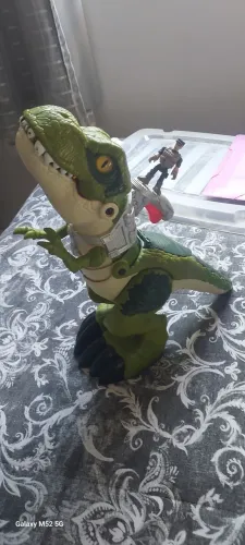 Imaginex dinossauro gigante mega mordida + pack Claire & Girosfera