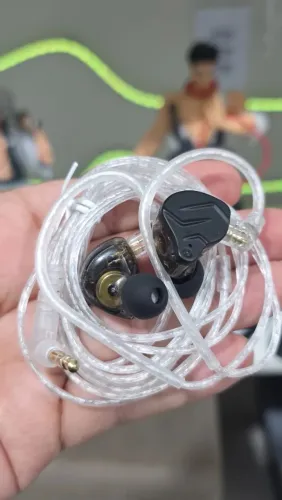 Fone de Ouvido intra-auricular/ Retorno de Palco KZ ZSN Pro X com 4 drivers (auto falantes