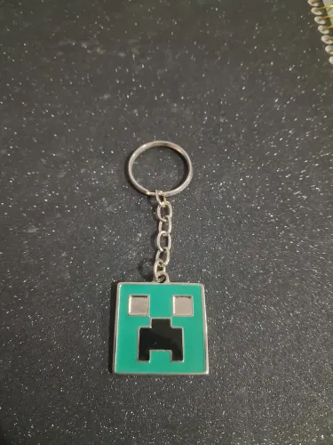 Chaveiro Metálico Minecraft Creeper Geek