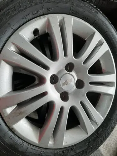 Roda aro 16 Palitada Prata GM Corsa  4X100