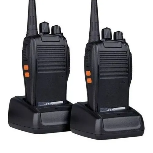 Kit Rádio Comunicador Walk Talk Ht UHF 16 Canais Baofeng