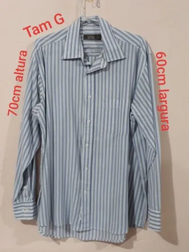 Camisa masculina Tam G fácil de passar marca La Ville