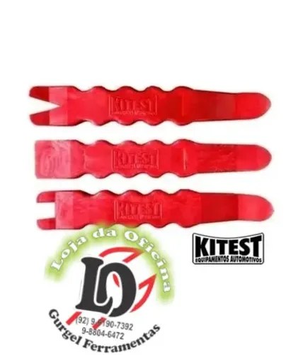 Kit com 3 espatulas - kf-132 - kitest