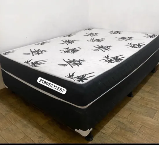 Cama box casal Luiza. MOLAS ENSACADAS!