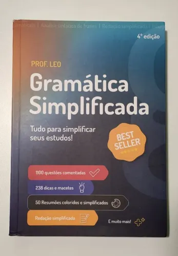 Livro: Gramática Simplificada - Professor Leo - Português Para Concursos Públicos