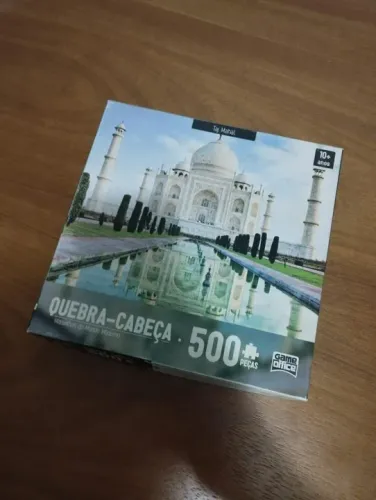 Quebra-cabeça Taj Mahal (500 peças) - Game Office/Toyster