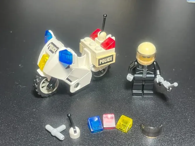 Lego City 7235 Moto Da Policia