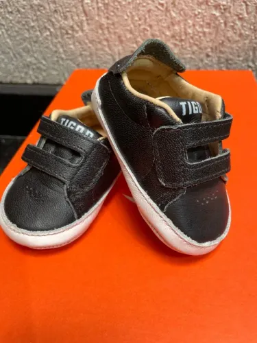Tênis Tigor original couro tamanho 16 muito novo