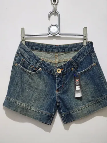 Oxdato Short Jeans Feminino, Tamanho 40, Novo