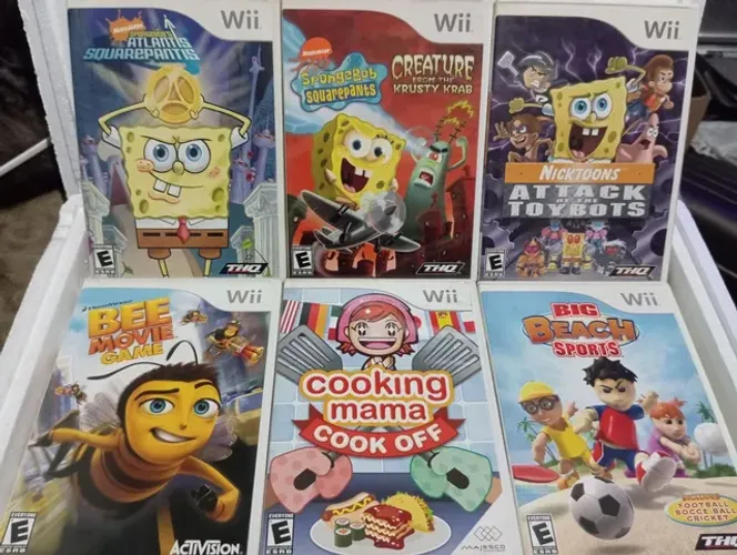 Jogos originais infantis para Nintendo Wii completos valor unitário 