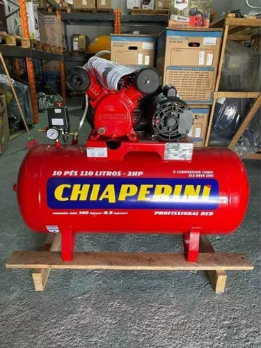 Compressor de ar 110 Litros 2hp Profissional Chiaperini (Novo)