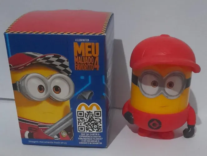 Lote com 5 Brindes Mc Donald's Mínions, LEIA A DESCRIÇÃO!