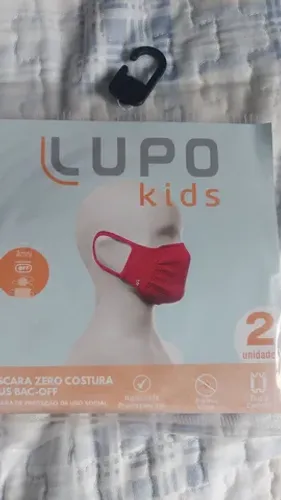 Máscara da LUPO  kids infantil rosa
