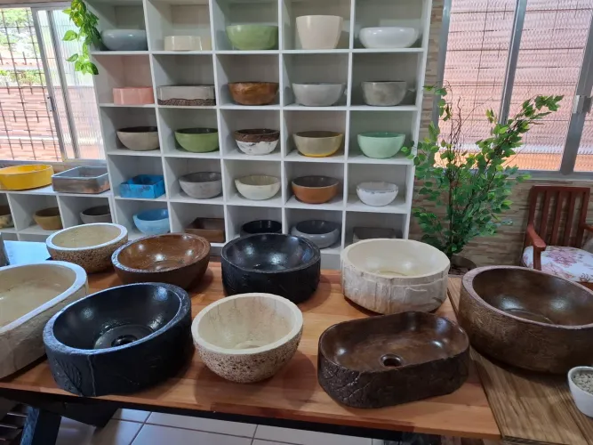 Cubas rústica para banheiro e lavatório 