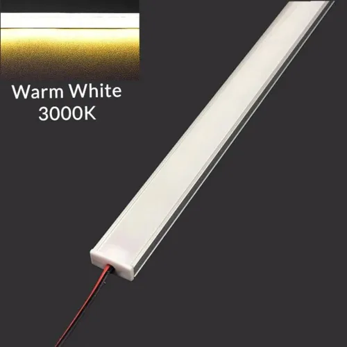 Perfil alumínio sobrepor 2m 17x7mm para fita led