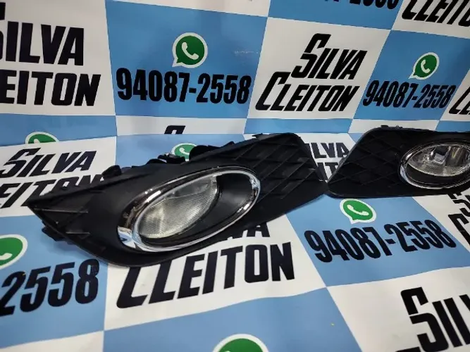 farol milha civic 2012 2013 2014 2015 2016 com friso cormado novo importado par 