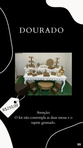 Combo de dePeças para decoração