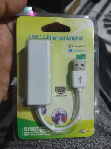 Placa Rede Usb Externa Rj45 Adaptador Lan Ethernet 10/100