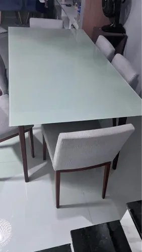 Mesa com 6 cadeiras tok stok