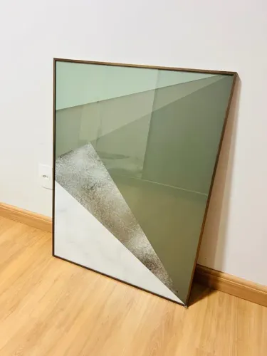 Quadro Decorativo Moderno Geométrico 61x81