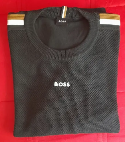 Blusa de Lã Masculina Boss