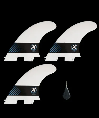 Conjunto de 3 Quilhas para Surfe