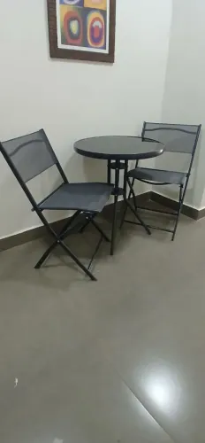 Conjunto mesa bistrô metal