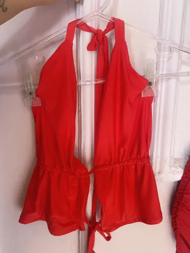 Cropped vermelho