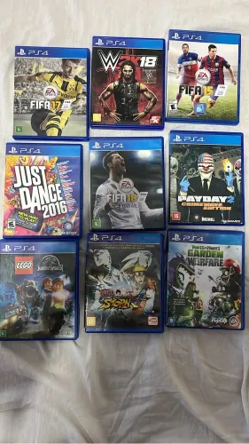 Vendo jogos do PS4 a R$70,00 a unidade