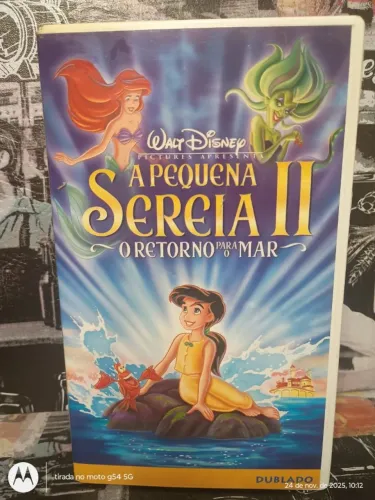 FITA VHS WALT DISNEY DUBLADO - A PEQUENA SEREIA II