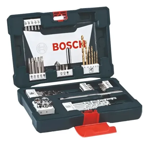 JOGO DE BROCAS E PONTAS V-LINE TITANIO C/48PCS BOSCH