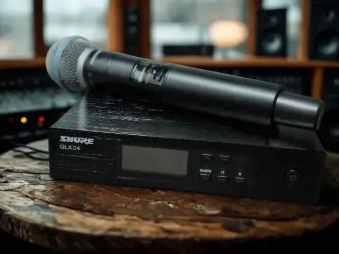 Microfone sem fio Shure QLXD - Novo
