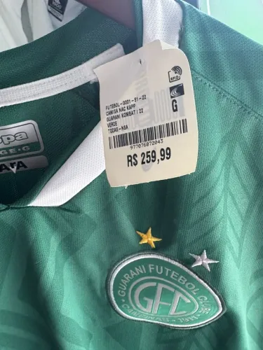 Camiseta de time - Guarani - verde