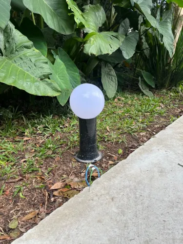 Luminária de jardim, Balizador, poste