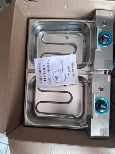 Fritadeira elétrica 2 Cuba profissional 