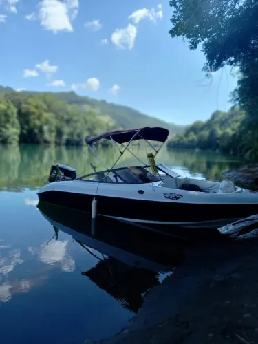 Focker 180, Motor Johnson 85hp - pra vender logo!