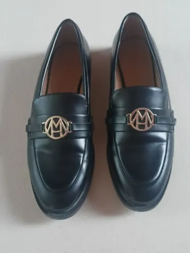Sapato mocassim feminino preto h&m importado Itália super confortável tamanho 37  Brasil 