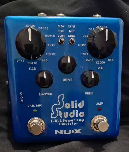 Pedal Nux Solid Studio I.R. & Amp Simulator
