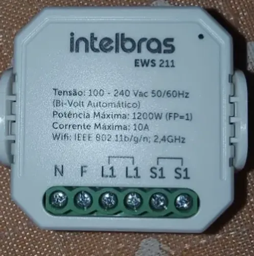 Mini Controlador Interruptor Controlador de Cargas Wi-Fi EWS211