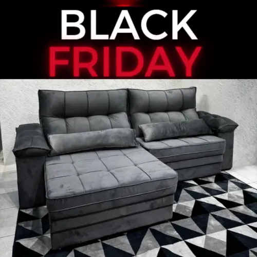 sofa retratil com molas novo