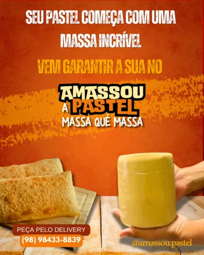 Massa de Pastel Artesanal - Fresquinha e de Qualidade!!