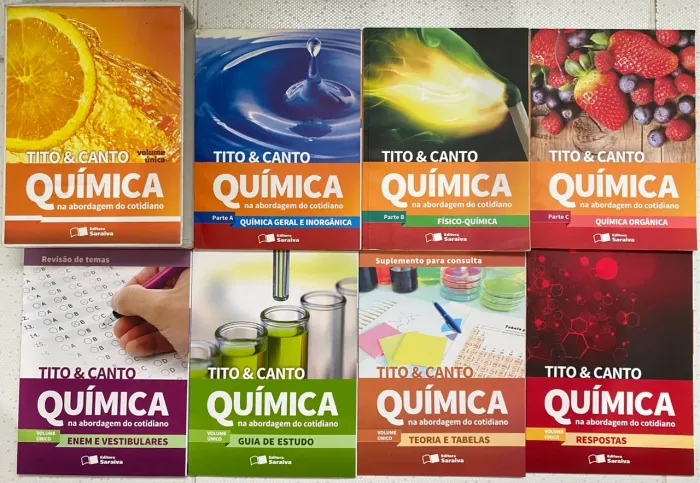 Box Completo de Livros - Tito & Canto: Química na Abordagem do Cotidiano