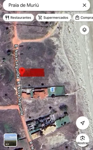 Terreno beira mar na praia de Muriú com 540m2
