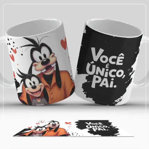 Caneca Personalizada Dia dos Pais - Pantera Negra