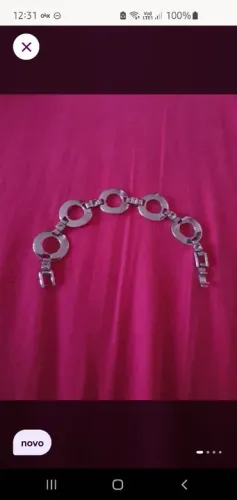 Pulseira com strass