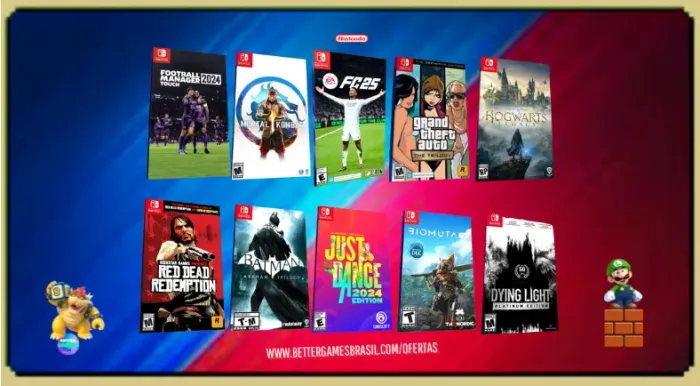 Fifa 25 . Red Dead . Mortal Kombat 1 Just Danc GTA 6 Batman FC 24 Legado Football Nintendo